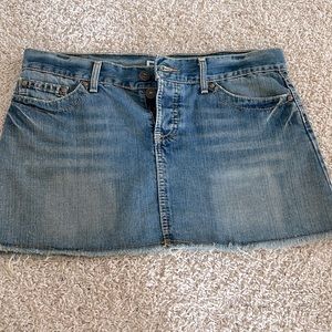 Old Navy jean mini skirt
